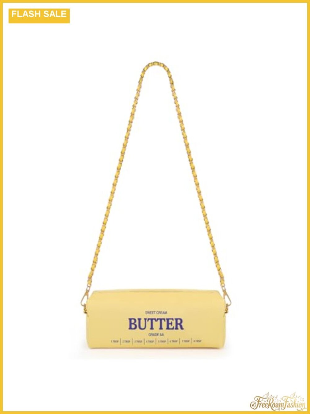 Funny Butter Crossbody Bag PU Leather Shoulder Purse Women Girls Gift